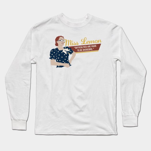 Miss Lemon Long Sleeve T-Shirt by Limey Jade 